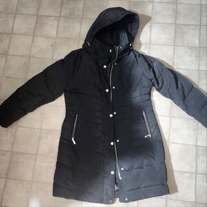 Black Michael Kors Parka Coat